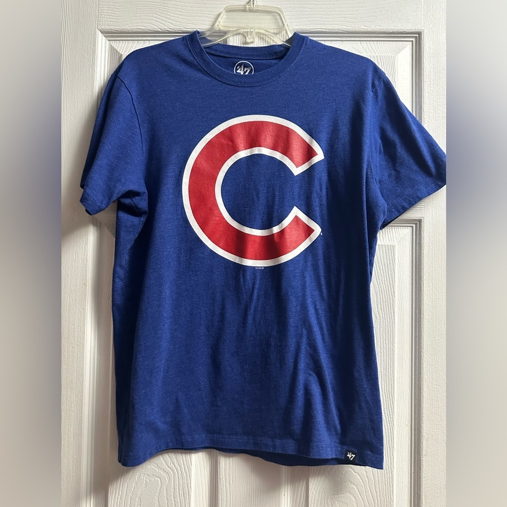 ‘47 Brand Chicago Cubs Classic Logo Tee Size Small